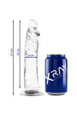 X RAY - IMBRACATURA + CAZZO TRASPARENTE 21 CM -O- 4 CM