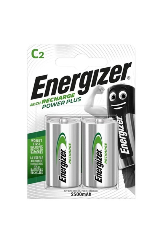 ENERGIZER - POWER PLUS BATTERIA RICARICABILE HR14 C 2500MAH 2 UNIT