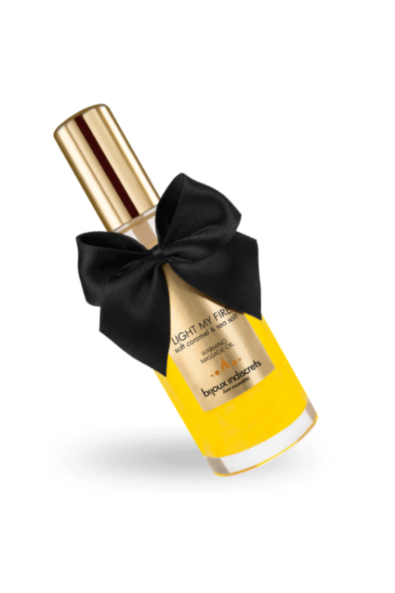 BIJOUX - OLIO DA MASSAGGIO EFFETTO CALDO AROMA CARAMELLO