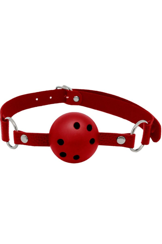 ALIVE - BAVAGLIO TRASPIRANTE DISCREZIONE ROSSO