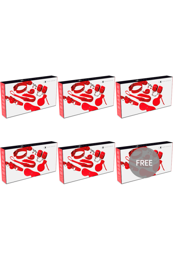 EXPERIENCE - KIT FETISH BDSM SERIE ROSSA 5+1 GRATIS
