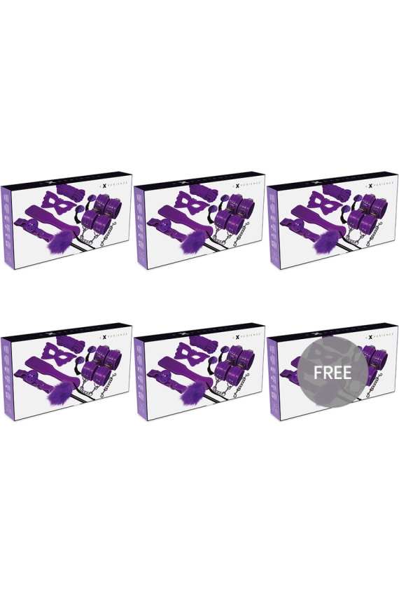 EXPERIENCE - KIT FETISH BDSM VIOLA SERIE 5+1 GRATIS