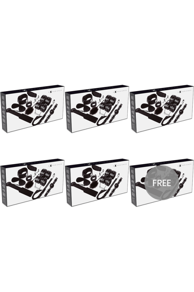 EXPERIENCE - KIT FETISH BDSM SERIE NERA 5+1 GRATIS