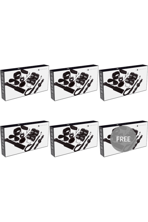 EXPERIENCE - KIT FETISH BDSM SERIE NERA 5+1 GRATIS