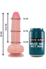 ROCKARMY - IMBRACATURA + SILICONE LIQUIDO PREMIUM MUSTANG REALISTICO 18 CM -O- 4.14 CM