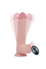 ROCKARMY - IMBRACATURA + VIBRATORE IN SILICONE LIQUIDO TELECOMANDO APACHE PREMIUM 20.5 CM -O- 4.62 CM