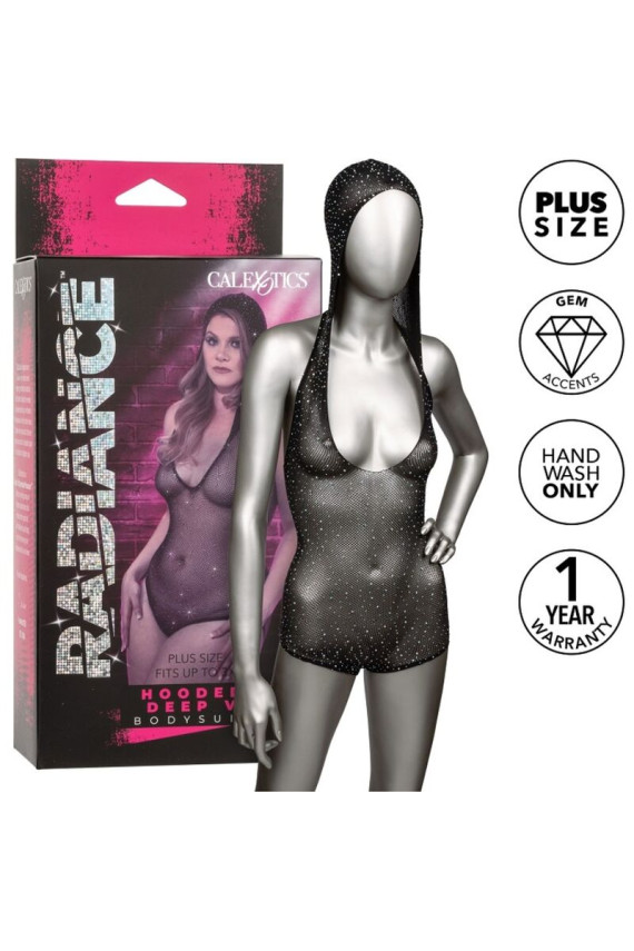 CALEXOTICS - RADIANCE BODY A V PROFONDO CON CAPPUCCIO TAGLIA PLUS