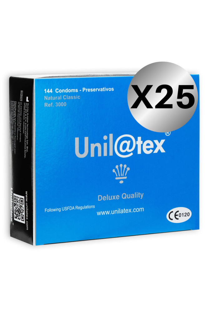 UNILATEX - CONSERVANTI NATURALI PACK 25 X 144 UNITÀ