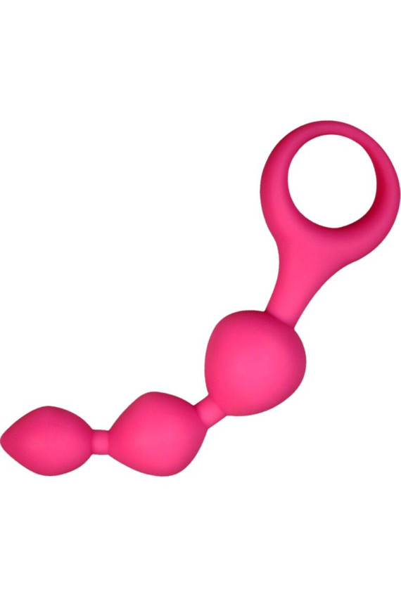 ALIVE - SFERE ANALI IN SILICONE TRIBALL ROSA 15 CM