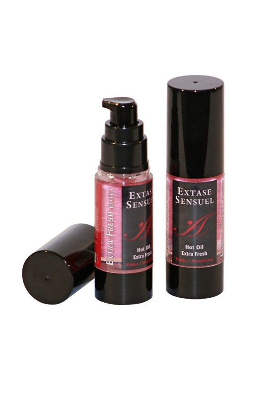 EXTASE SENSUAL - OLIO DA MASSAGGIO CON EFFETTO FRAGOLA EXTRA FRESCO 30 ML