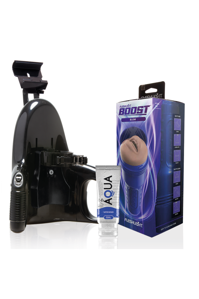 FLESHLIGHT - BLOW LM FLESH RP + LANCIO UNIVERSALE + LUBRIFICANTE AQUA QUALITÀ 50 ML