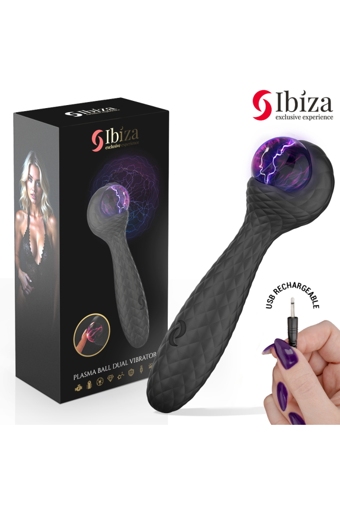 IBIZA - VIBRATORE E STIMOLATORE A SFERA DI PLASMA