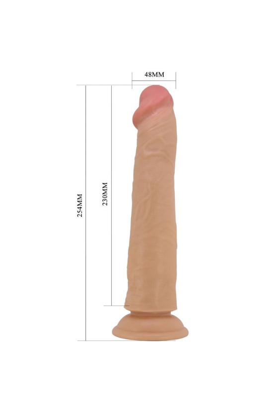 PRETTY LOVE - SHARIFE DILDO REALISTICO 25 CM CARNE