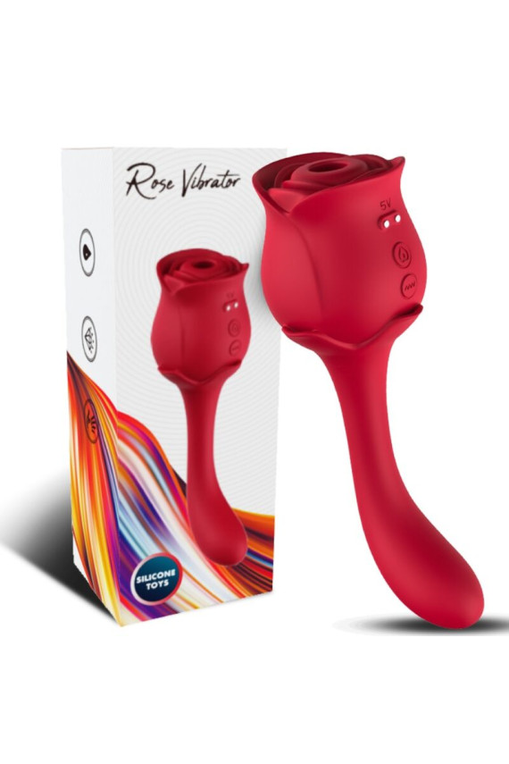 ARMONY - ROSELOVER CLITORIDE ASPIRATORE E STIMOLATORE ROSSO