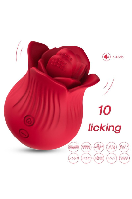 ARMONY - VIBRATORE E STIMOLATORE ROSA ROSSO