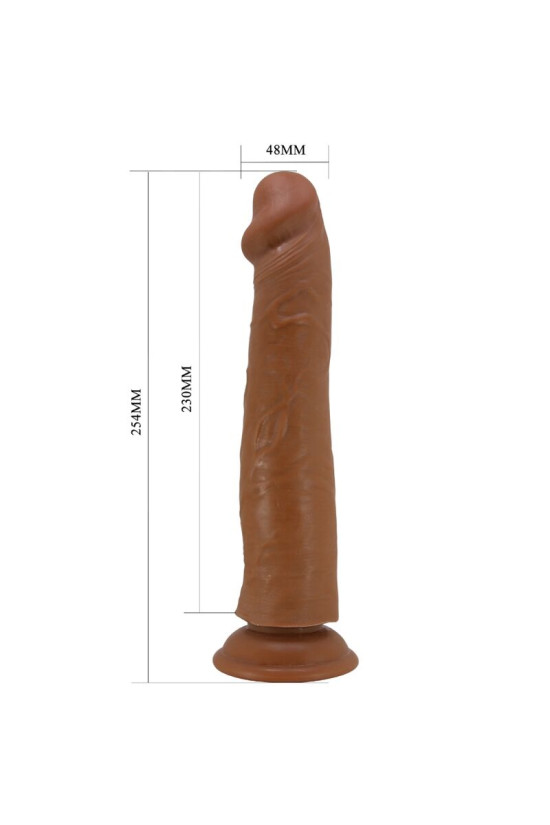 PRETTY LOVE - SHARIFE DILDO REALISTICO 25 CM MARRONE