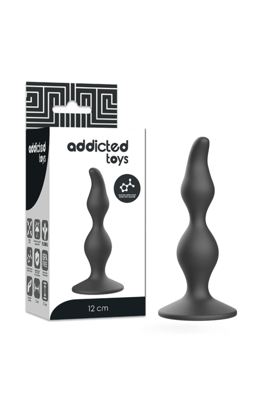 ADDICTED TOYS - PLUG SESSUALE ANALE 12 CM NERO