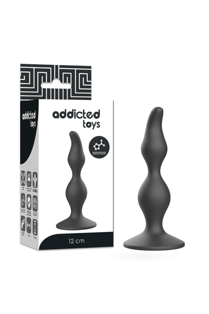 ADDICTED TOYS - PLUG SESSUALE ANALE 12 CM NERO