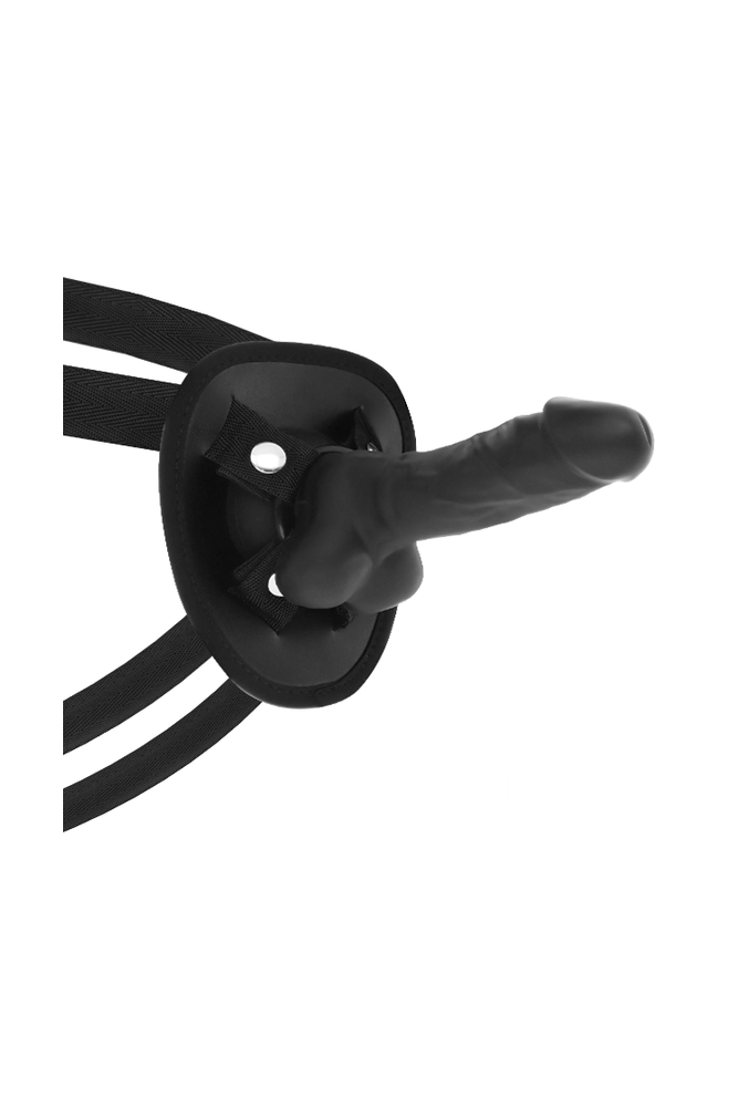 COCK MILLER - IMBRACATURA + SILICONE DENSITY COCKSIL ARTICOLABILE NERO 13 CM