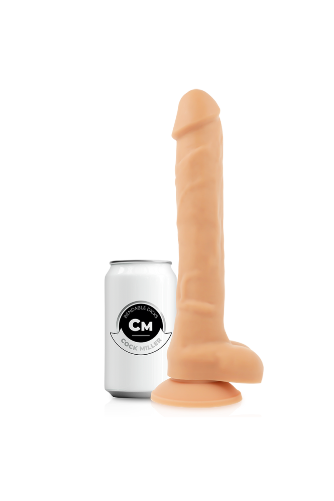COCK MILLER - IMBRACATURA + COCKSIL ARTICOLABILE DENSIT SILICONE 24 CM