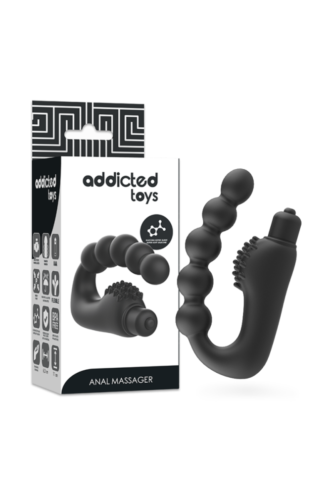 ADDICTED TOYS - MASSAGGIATORE ANALE PROSTATICO CON VIBRAZIONE