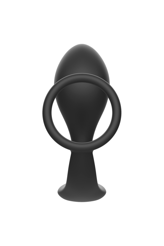 ADDICTED TOYS - PLUG ANALE CON ANELLO IN SILICONE NERO