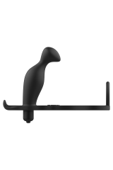 ADDICTED TOYS - PLUG ANALE CON ANELLO IN SILICONE NERO 12 CM