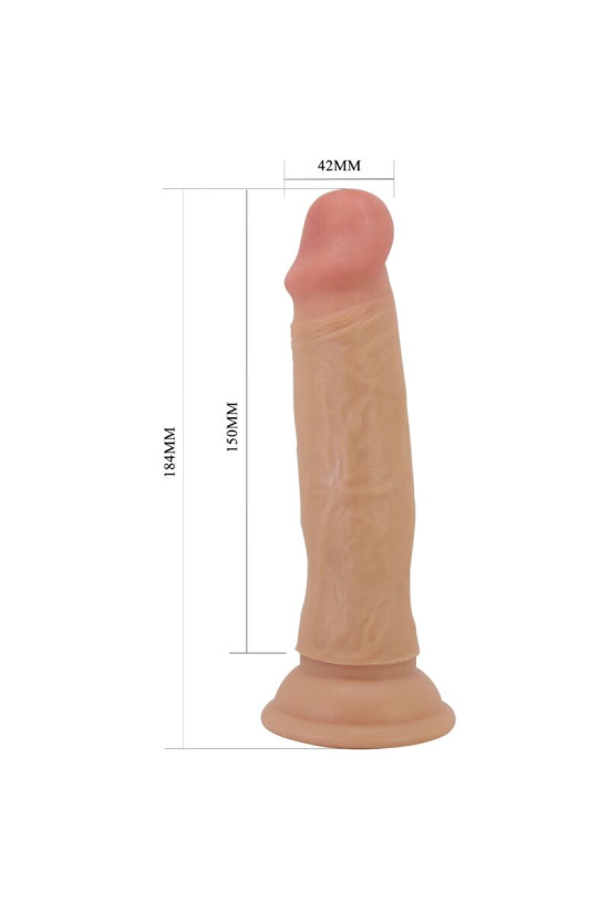 PRETTY LOVE - QUENTIN DILDO REALISTICO 18 CM CARNE