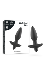 ADDICTED TOYS - MASSAGER PLUG ANALE CON VIBRAZIONE NERA