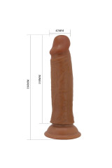 PRETTY LOVE - QUENTIN DILDO REALISTICO 18 CM MARRONE