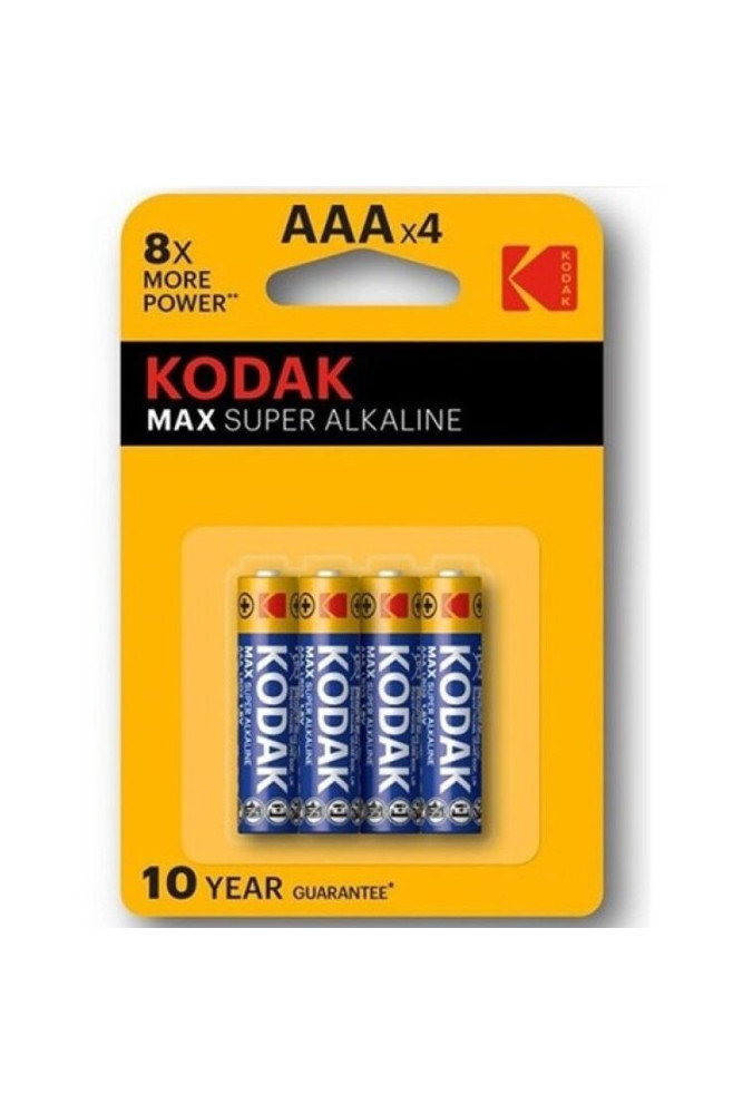KODAK - BATTERIA MAX SUPER ALCALINA AAA LR03 BLISTER * 4