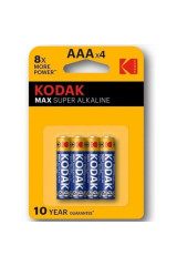 KODAK - BATTERIA MAX SUPER ALCALINA AAA LR03 BLISTER * 4