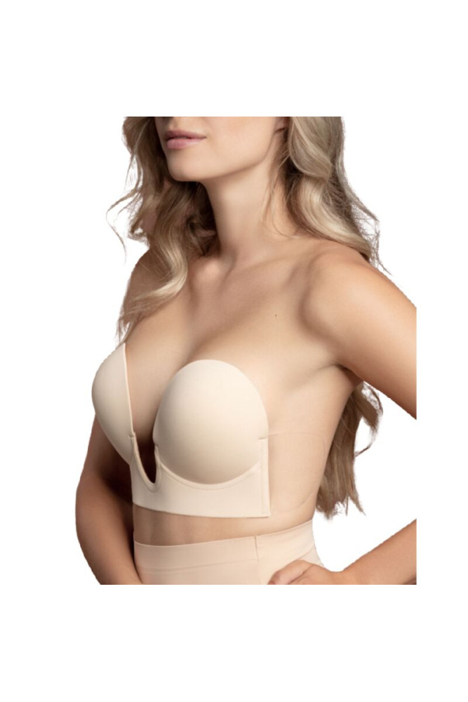 BYE-BRA - REGGISENO SENZA MANIGLIE EN U BEIGE COPPA E