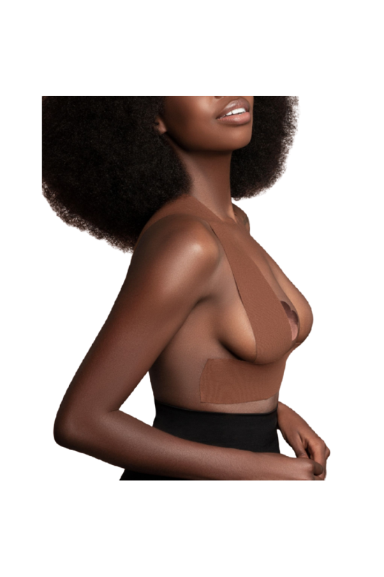 5 CM + 3 PAIA DI COPRI CAPEZZOLI MARRONE