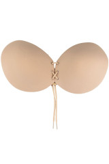 BYE-BRA - REGGISENO ADHESIVO ENTRELAZADO BEIGE COPPA C