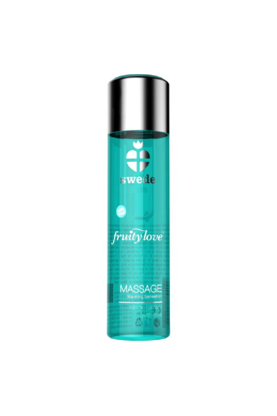 SWEDE - FRUITY LOVE OLIO DA MASSAGGIO EFFETTO RISCALDANTE RIBES NERO E LIME 120 ML