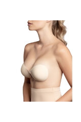 BYE-BRA - REGGISENO INVISIBLE BEIGE COPPA A
