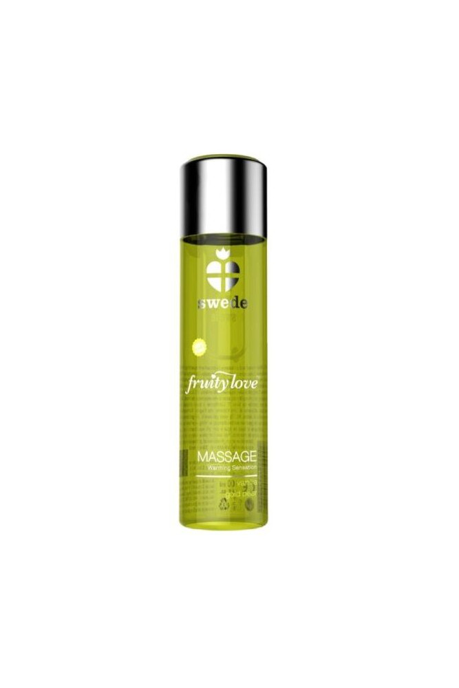 SWEDE - FRUITY LOVE OLIO DA MASSAGGIO EFFETTO RISCALDANTE VANIGLIA E PERA ORO 60 ML.