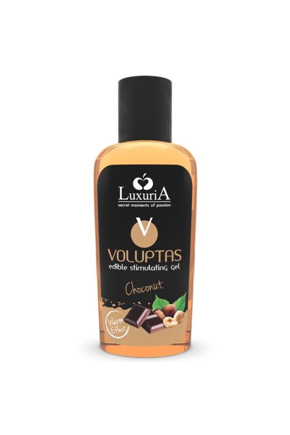 INTIMATELINE LUXURIA - VOLUPTAS GEL DA MASSAGGIO ALIMENTARE EFFETTO RISCALDANTE - CIOCCOLATO 100 ML