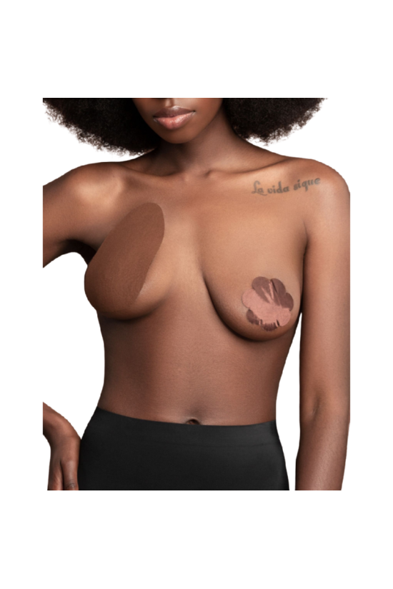 BYE-BRA - POTENZIATORE DEL SENO + 3 PAIA DI SATI MARRONE COPPA A/C