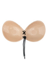 BYE-BRA - REGGISENO ADESIVO INTRECCIATO E RICAMATO COPPA A