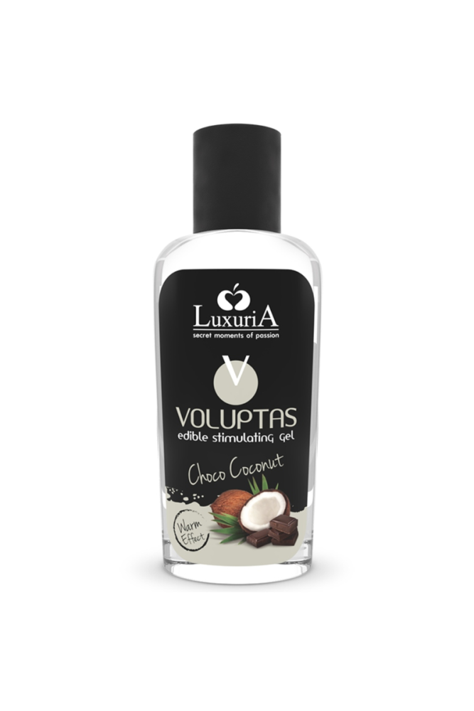 INTIMATELINE LUXURIA - VOLUPTAS GEL DA MASSAGGIO ALIMENTARE EFFETTO RISCALDANTE - COCCO E CREMA 100 ML