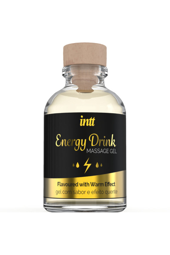 INTT MASSAGE & ORAL SEX - GEL DA MASSAGGIO CON BEVANDA ENERGETICA AROMATIZZATA ED EFFETTO RISCALDANTE