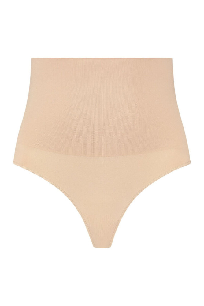 BYE-BRA - FAJA SENZA CUCITURE STILE PERIZOMA BEIGE MISURARE XXL