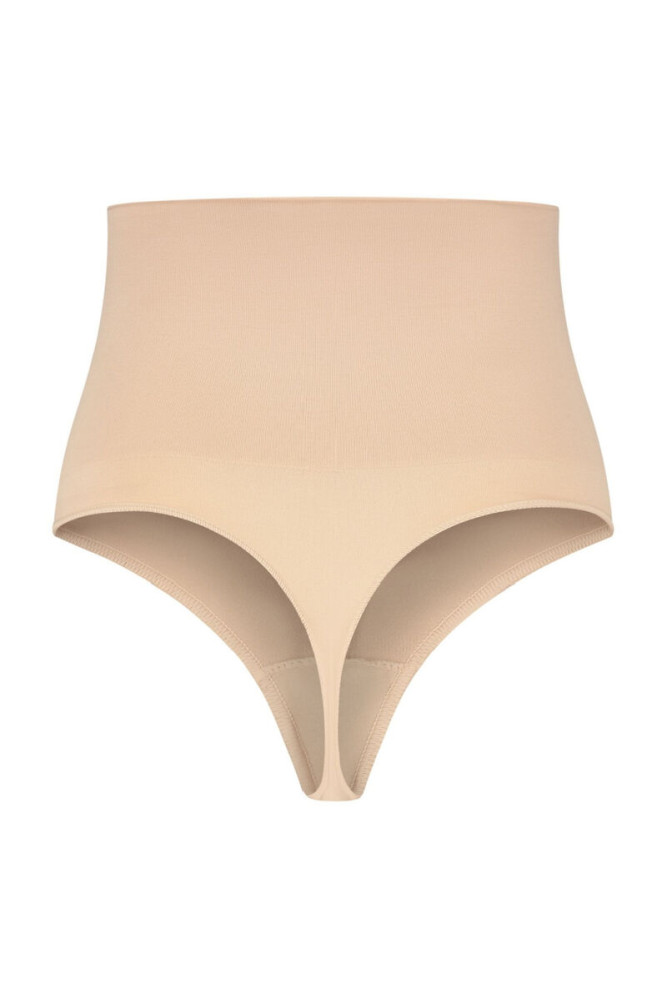 BYE-BRA - FAJA SENZA CUCITURE STILE PERIZOMA BEIGE MISURARE XXL