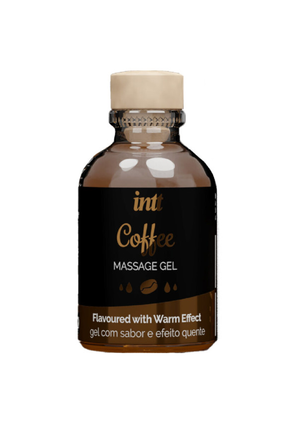 INTT MASSAGE & ORAL SEX - GEL DA MASSAGGIO AL GUSTO DI CAFFÈ EFFETTO CALDO