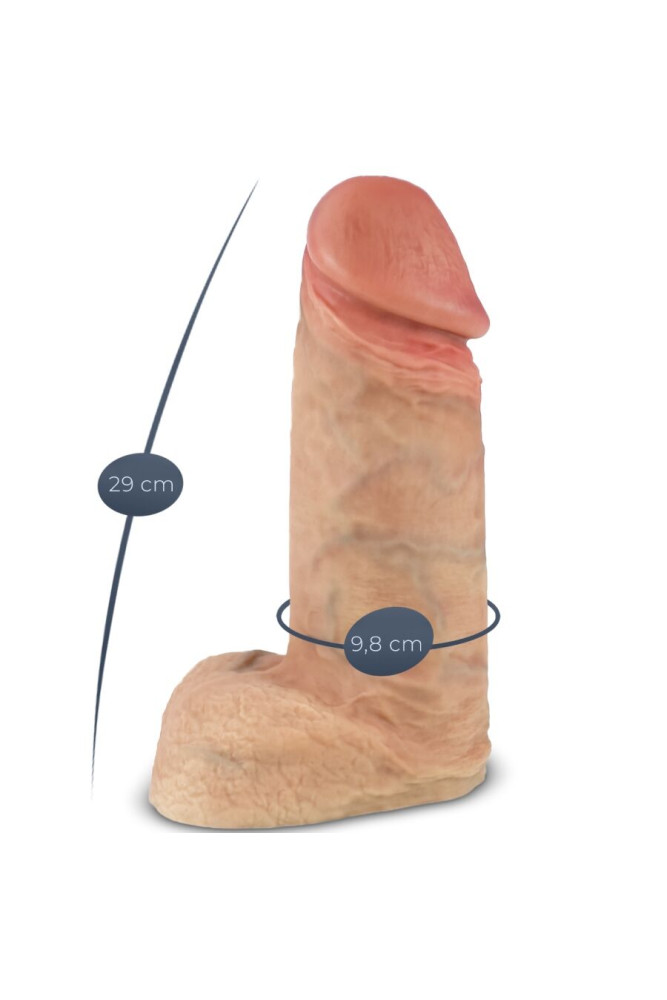 SILEXD - MODELLO 1 XTREME PREMIUM SILICONE PENE REALISTICO 28 CM