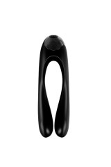 SATISFYER - VIBRATORE DA DITO CANDY CANE NERO