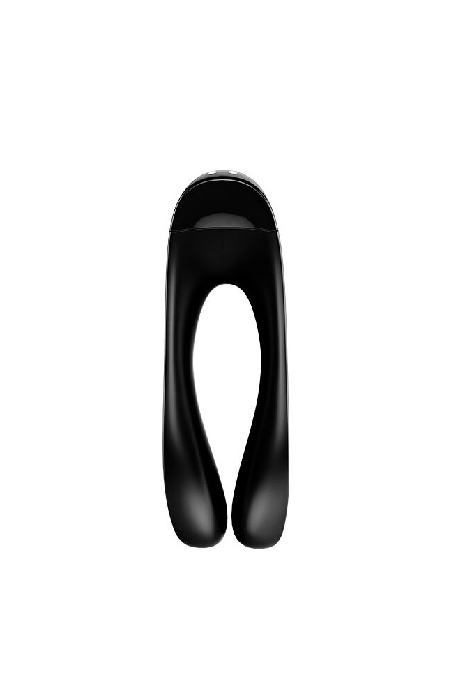 SATISFYER - VIBRATORE DA DITO CANDY CANE NERO