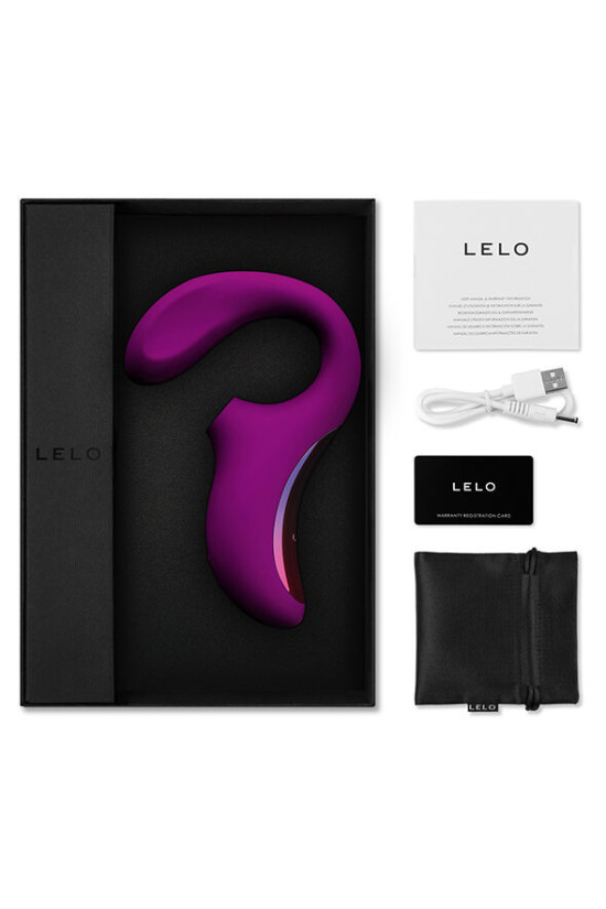 LELO - ENIGMA MASSAGGIATORE A DOPPIA ASPIRAZIONE ROSA PROFONDA